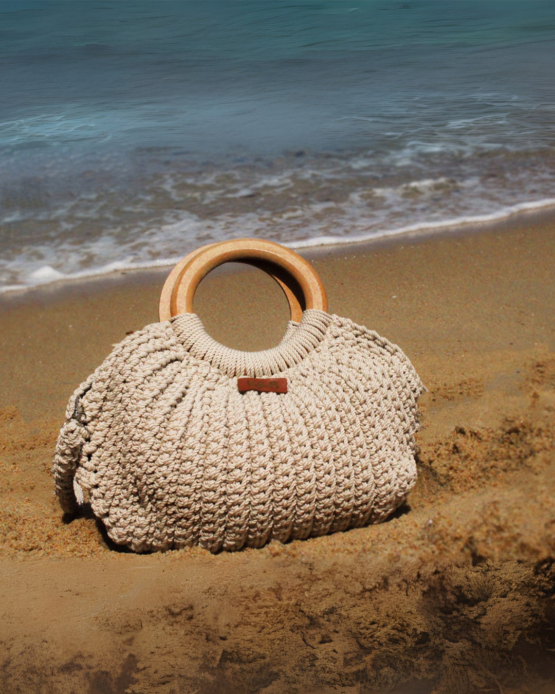 The Maia Wooden Ring Bag