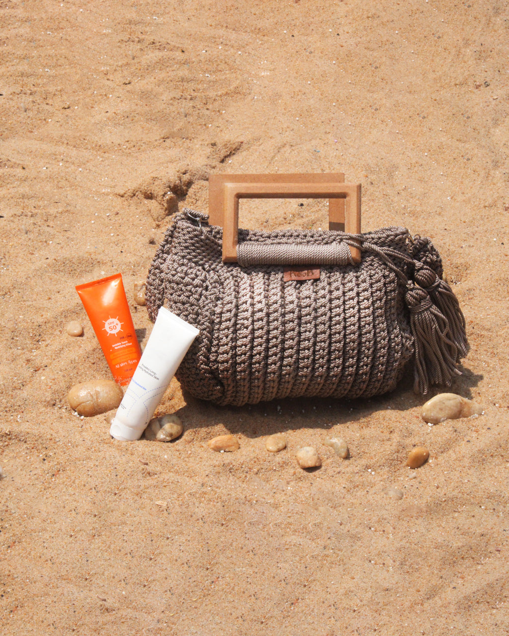 The Mocha Frame Clutch Bag