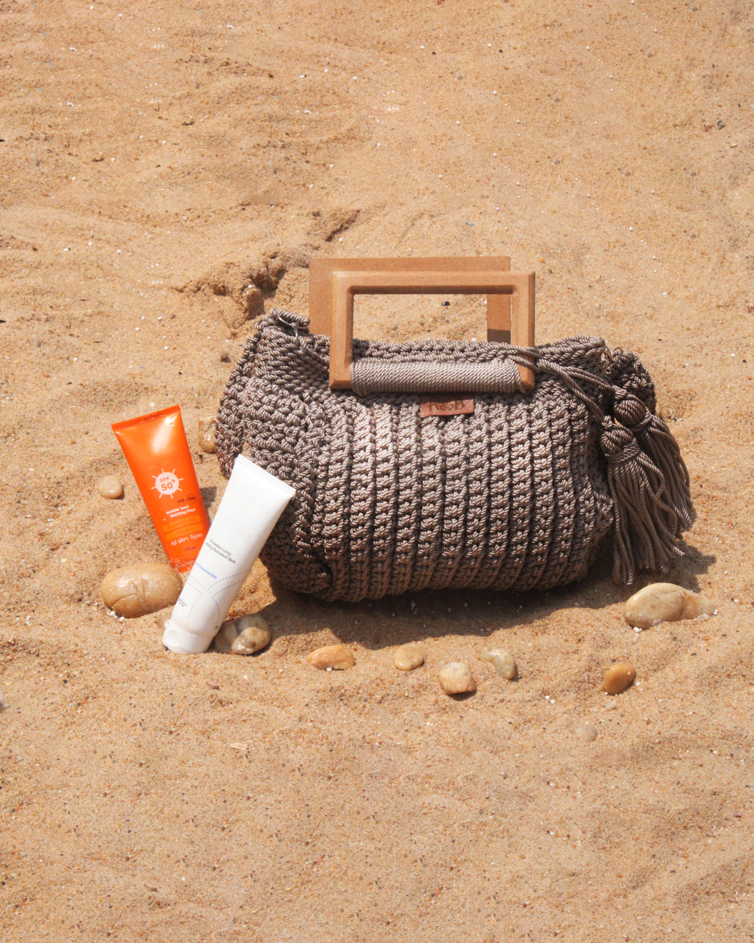The Mocha Frame Clutch Bag