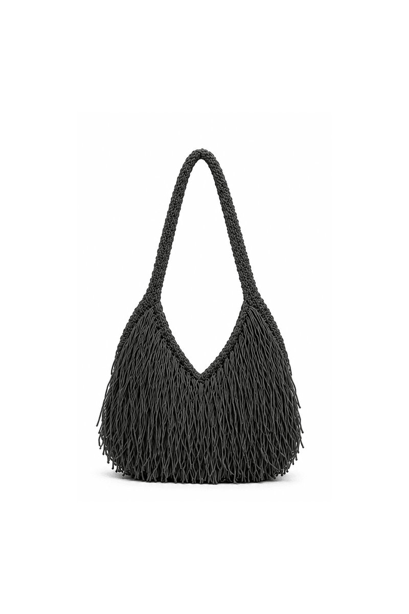Mika Fringed Shoulder Bag - Khayt & Bahr