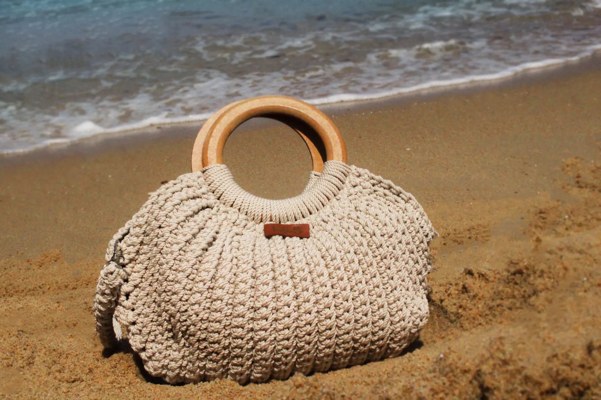 Handmade crochet bags and charms by Khayt & Bahr
