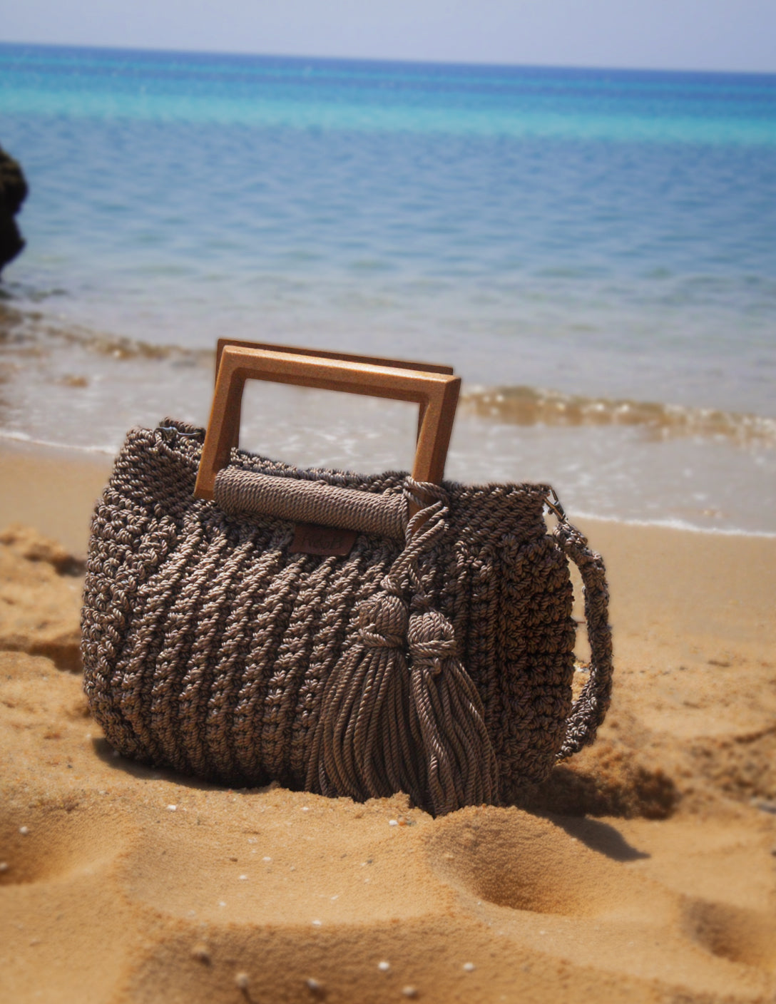 The Mocha Frame Clutch Bag